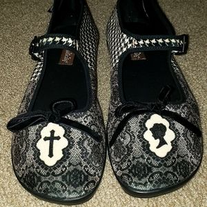Hot Chocolate Design, Size 10 women's, Mary Jane, Houndstooth print, Flats